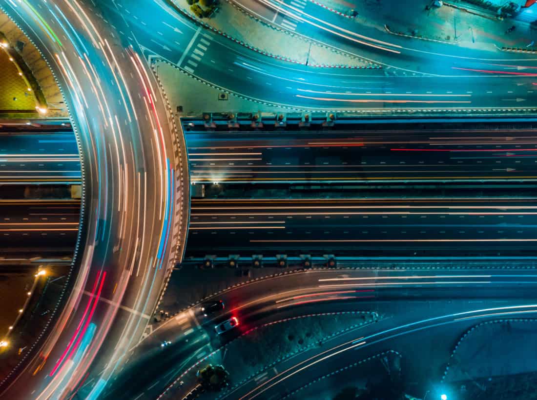 Expressway Top View, Road Traffic An Important Infrastructure