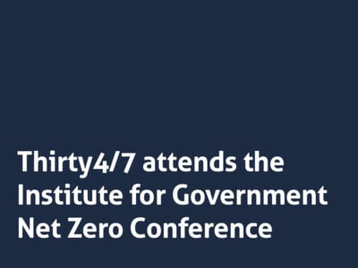 Institute For Government Net Zero Conference